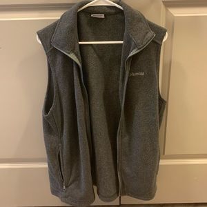 Columbia Fleece Zip Up Vest